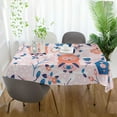 thumbnail image 6 of GZHJMY Owl Tablecloth, Rectangle Waterproof Washable Polyester Table Cover for Picnic Dinner Holiday Party Decor, 60 x 120 Inch, 6 of 7