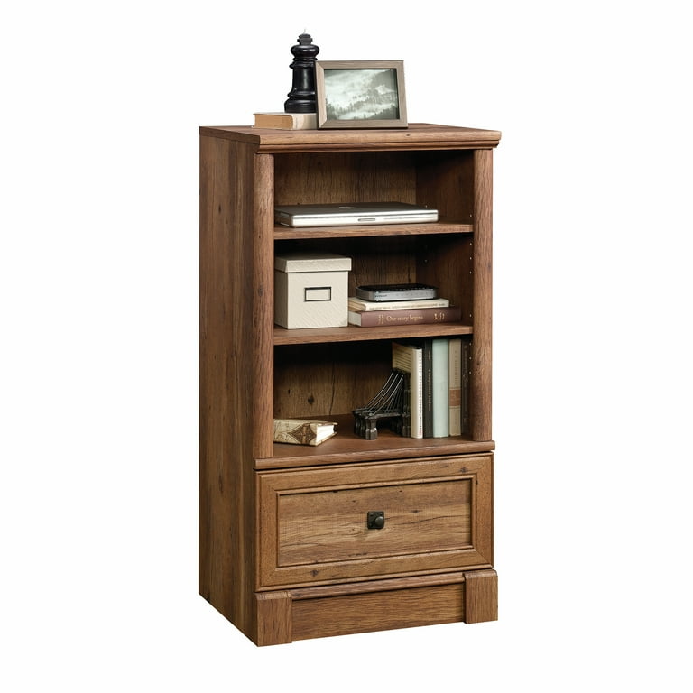 Sauder palladia vintage oak bookcase deals