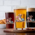 thumbnail image 4 of Happy Mother's Day Toy Fox Terrier with Sweets and Flowers at a Picnic 16oz Pint Beer Glass Mug Dog Lover Beer Glasses Cup - 13005, 4 of 5