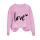 thumbnail image 4 of Penkiiy Día de San Valentín Sudadera para Mujer Lindo Amor Camisetas Corazón Casual de manga larga Camiseta de San Valentín Ropa Tops XS Rosa, 4 of 4