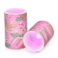 thumbnail image 2 of WOBOGO Size Combo Candle Flickering Flameless with Remote Control and Timer for Romantic Atmosphere A Pattern Of Cute Gingerbread Men, 2 of 7