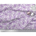 thumbnail image 2 of Soimoi Cotton Poplin Fabric Leaves & Paisley Block Printed Craft Fabric by The Yard 42 Inch Wide, 2 of 3