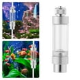 thumbnail image 3 of Transemion Aquarium Check Valve-Régulateur Diffuseur CO2 Bulle Compteur Simple/double Tête Maison Argent 8cm 1Set, 3 of 6