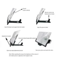 thumbnail image 4 of Moonbay 14" Curved Screen Magnifier for Cell Phone, 3D HD Screen Enlarger for Movies, Gaming, Folding Screen Amplifier Stand Bracket Black, 4 of 6