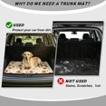thumbnail image 4 of Jeiento Leopard Bow Tiny Pumpkin Car Trunk Mat All Weather Non Slip Cargo Liner Universal Fit Stain Resistant Vehicle Rear Mat, 4 of 6