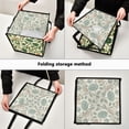 thumbnail image 4 of Home Organizer Foldable Fabric Storage Bin With Handle Indian Style Flower, 4 of 7