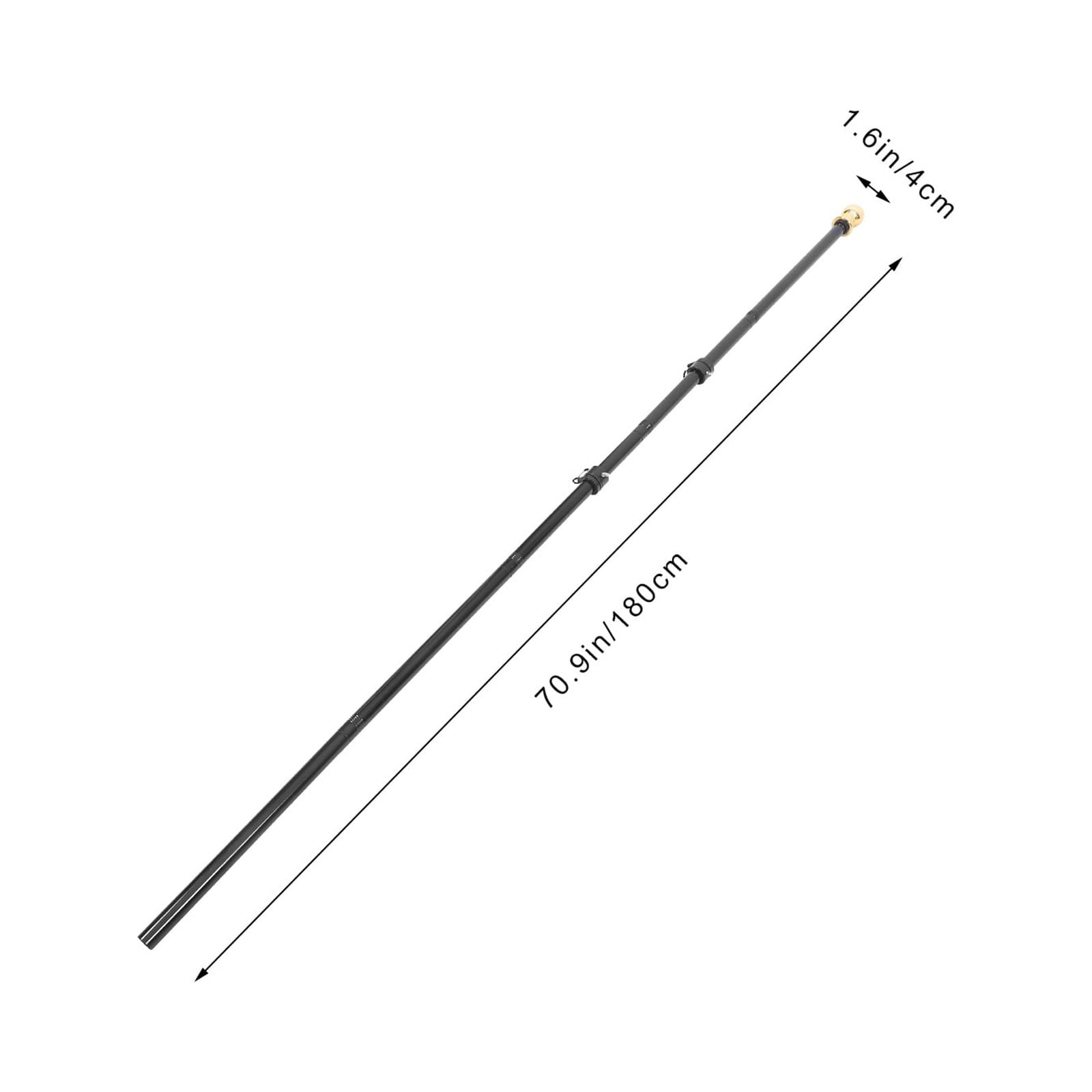 Milisten 1Set Heavy Duty Flag Pole Stand with Rotation Function for Outdoor Flags in Courtyards and Gardens
