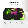 thumbnail image 6 of XMXT Throw Blankets, Eat Sleep Game Two Color Print Green Bed Blanket for Bedroom Sofa, 50 x 70 inches Multicolor, 6 of 9