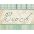 thumbnail image 2 of Grey, Jace 14x12 White Modern Wood Framed Museum Art Print Titled - Beach, 2 of 4