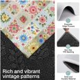 thumbnail image 3 of Pioneer Flower Floral Print Pattern Kitchen Rugs Sets Of 3,Kitchen Runner Rugs Non Skid Washable,Decorative Kitchen Floor Mats for Kitchen,Sink,Laundry,17X30 Inch + 17X47 Inch + 17X59 Inch, 3 of 6