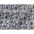 thumbnail image 4 of oneOone Viscose Jersey Fabric Leaves & Floral Block Printed Fabric 1 Yard 60 Inch Wide, 4 of 4