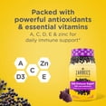 thumbnail image 4 of Zarbee's Daily Immune Support* Gummies, Real Elderberry, Vitamins A, C, D3, Zinc, 60 Count, 4 of 12