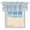 Blue, variant on White Letters Kitchen Valances for Windows 42x12 Inch Kitchen Curtains Valances Rod Pocket Modern Minimalist Style Sky Grey Bathroom Window Valances for Window Treatment Decor