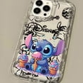 thumbnail image 3 of Funda de punto encantador de Disney para iPhone 15 14 13 12 11 Pro Max XR XS X 8 7 6 6S Plus SE 2020, funda protectora transparente con estampado para teléfono, 3 of 5