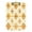 Gold, variant on Festival Patterns 12.5x9in Clipboard, Durable Acrylic with Metal Clip and Wall Hook for Office or Classroom