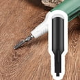 thumbnail image 1 of Broca para tallar madera, herramienta de tallado de acero, cuchillo de talla portátil, hoja de cuchillo DIY fácil de reemplazar para grabado en madera Media caña 9mm, 1 of 8