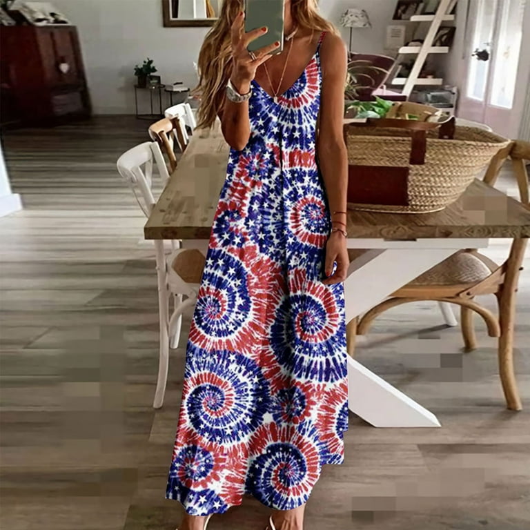 Patriotic maxi dress 2025