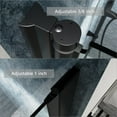 thumbnail image 6 of 36" x 72" Pivot Glass Shower Door Swing Bathroom Shower Door With Handle Frameless Shower Enclosure For Shower Stall Matte Black, 6 of 6