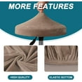 thumbnail image 5 of AIGIA 2 Pack Bar Stool Covers Round Stool Covers With Elastic Bands Slipcover Washable Stool Cushion Covers, 5 of 7