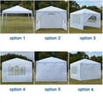 thumbnail image 3 of Zhongxin 10" x10" White Pop Up Outdoor Canopy, 4 Side Walls Waterproof, 3 of 10