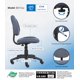 thumbnail image 3 of Silla Ejecutiva Boss Office Products Perfect Posture B315-BE Azul, 3 of 9