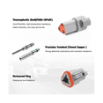 thumbnail image 4 of DT Connector, 2 3 4 6 Pin Deutsch Connector Kit,Waterproof Automotive Electrical with Stamped Contacts, 4 of 6