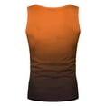 thumbnail image 2 of Hessimy Mens Undershirt Breathable Cotton Mens Tank Top - Sleeveless Undershirts for Men（Orange,L), 2 of 2