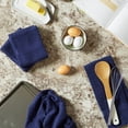 thumbnail image 4 of DII Terry Waffle Solid Dishtowel Set 4 Piece, Blue, 4 of 5