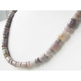 thumbnail image 2 of Brazilian Agate Bead Strand | 9.5x7mm | Grey/Lavender | Tube/Roundel | ~50 Bds, 2 of 4