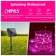 thumbnail image 3 of Guirnalda de luces solares BHCLIGHT 200 LED 24 m, paquete de 2 unidades, rosa, 3 of 9