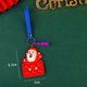 thumbnail image 1 of LLavero de Papá Noel de Navidad, muñeco de nieve, campana, bolsa, llavero de coche, accesorio, regalo de Festival, 1 of 4