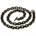 thumbnail image 2 of Steampunk Men's Necklace Cuban Link Chain Jewelry Accessory Stainless Steel Gift, 2 of 4