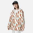 thumbnail image 3 of Yiaed Carrot Print Sun Shirts UPF 50+ Protection Hoodie Rash Guard Shirt UV Shirt Long Sleeve Fishing Outdoor Lightweightase-3X-Large, 3 of 5