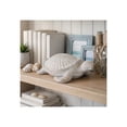 thumbnail image 4 of Coastal Resin Sea Turtle Figurine for Bathroom and Living Room Decor - Textured Tabletop Accent for Coffee Table and Shelf Display - Nautical Beach-Inspired Sculpture for Home Styling - 5", White, 4 of 13