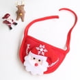 thumbnail image 1 of 1 bufanda con temática navideña, gorro de astas, gorro de árbol de Navidad y babero de toalla de saliva de reno, alce y Papá Noel, apto para gatos pequeños, perros y mascotas, gorro de suéter, 1 of 6