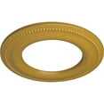 thumbnail image 3 of Ekena Millwork 13"OD x 7 1/2"ID x 3/4"P Bradford Classic Ceiling Medallion (Fits Canopies up to 8 5/8"), Hand-Painted Iridescent Gold, 3 of 6