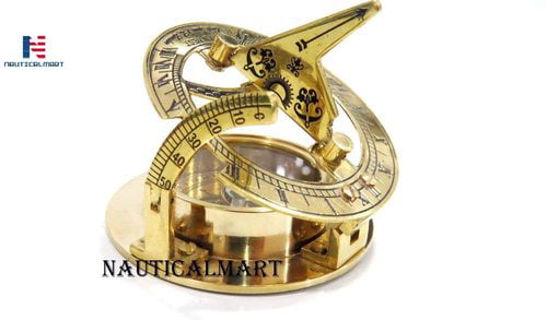 NAUTICALMART Brass Compass Marine Nautical NAUTICALMART INC 