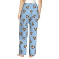 thumbnail image 3 of Daiia Terrier Women's Sleep Pant with Pockets and Drawstring,Pajama Pants-Small, 3 of 9