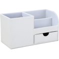 thumbnail image 4 of Organisateur de Bureau à 4 Compartiments Multifonctions (Blanc), 4 of 5