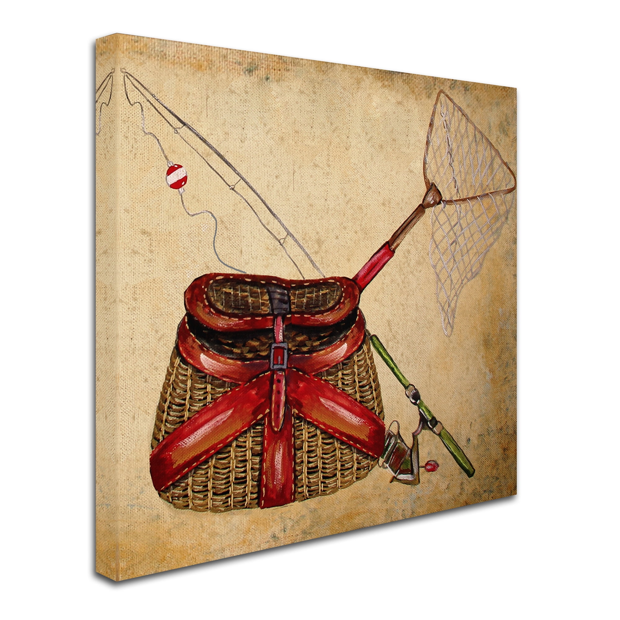 Trademark Fine Art 'Wilderness Lodge 4' Canvas Art by Jean Plout