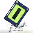 thumbnail image 3 of FIEWESEY New iPad 10.2 Case with [360° Rotating Kickstand][Adjustable Hand Strap][Shoulder Strap] Shockproof Rugged Kids Friendly Case For Apple iPad 10.2 inch 7th/8th/9th Generation(Blue+Green), 3 of 7