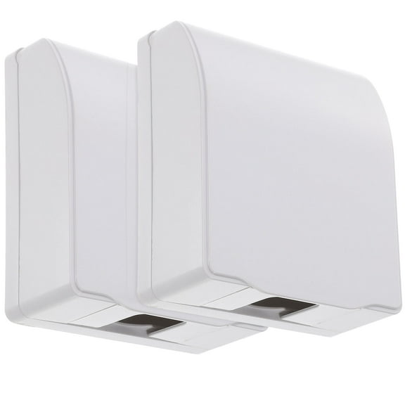 WRISTBIQUE 2-Pack Electrical Outlet Covers White, Weatherproof Wall Socket Protector for Home Safety