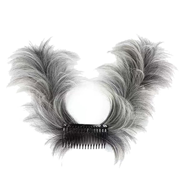 Postizos para Mujer, Moño Desordenado, Peine Lateral, Moños Desordenados, Extensiones de Moño para El Cabello a La Moda, Accesorios para El Cabello Pa Estilo J Salvador Dali Clip de garras de pelo
