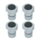 thumbnail image 5 of Topes de freno para clavija de banco de trabajo, tapón de posicionamiento de abrazadera con inserto de goma, rosca M8 19 mm 4 piezas, 5 of 9
