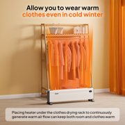 Matladin 32'' Electric Baseboard Heater, 1500W Convection Space Heater, with Timer, Adjustable Heating Modes, Tip-Over Protection for Indoor Use