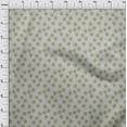 thumbnail image 3 of oneOone Cotton Cambric Light Gray Fabric Floral & Flying Swan Block Quilting Supplies Print Sewing Fabric By The Yard 56 Inch Wide, 3 of 4