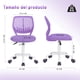 thumbnail image 5 of Silla para Niña, Color Morado, Silla para Escritorio Ergonomica Giratoria HOMEMAKE FURNITURE  Moderno, 5 of 6
