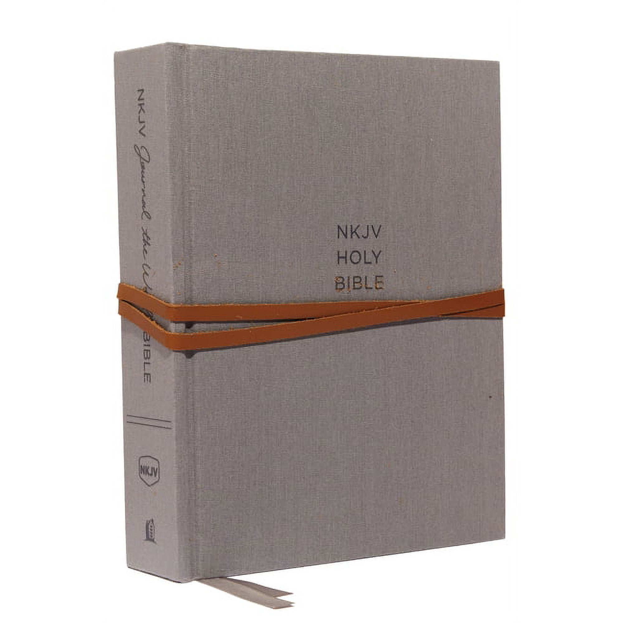 NKJV, Journal the Word Bible, Hardcover, Gray, Red Letter Edition, Comfort Print: Reflect, Journal, or Create Art Next t, (Hardcover)