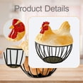 thumbnail image 4 of Cesta para Huevos de Gallina, Cesta para Recoger Huevos, Gran Capacidad, Suministros de Cocina, Contenedor para Guardar Huevos para Despensa, 4 of 9