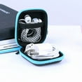 thumbnail image 2 of 5 Pack Earbuds Case, Small Square EVA Pocket Earbud Travel Carrying Case Pouches for Earbuds, Headphones, USB Cable and More, 2 of 8